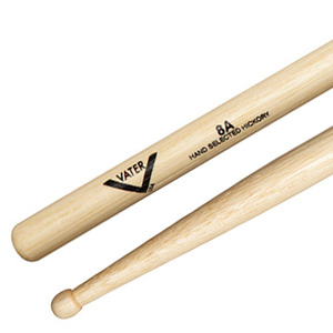 Vater 8A 우든팁 드럼스틱 VH8AW
