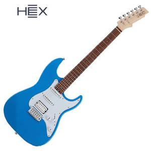 [20가지사은품]HEX 헥스 일렉기타 블루유광 E100 G/LB