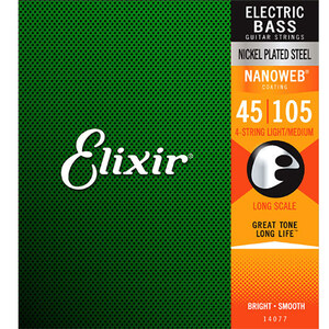 Elixir 엘릭서 나노웹 Nickel 베이스 스트링 045-105